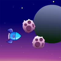 Free online html5 games - Rocket Dodge game 