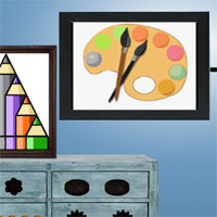 Free online html5 games - 8b Painter Girl Escape game 