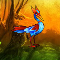 Free online html5 games - Fantasy Egret Forest Escape game - Games2rule 