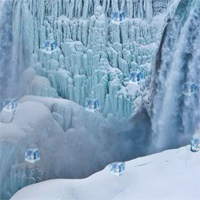Free online html5 games - Snow Hidden icecube game 