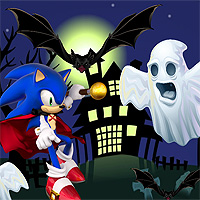 Free online html5 games - Sonic Halloween Jump game 