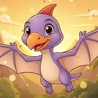 Free online html5 escape games - Young Pterodactyl Escape
