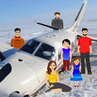 Free online html5 games - Wowescape Plane Crash in Snow Escape game 