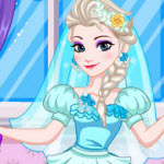Free online html5 games - Elsa Wedding Dress Design game 
