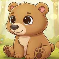 Free online html5 escape games - Calm Bear Cub Escape