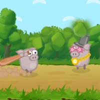 Free online html5 games - Bacon May Die game 