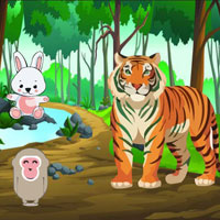 Free online html5 escape games - BIG Tiger Reach The Cave
