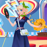 Free online html5 games - Girly 1970 Fashion game 