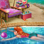 Free online html5 games - Anna Swimming Pool game 