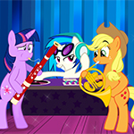 Free online html5 games - My Little Pony Rock Concert game 
