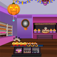Free online html5 games - Games4Escape Halloween Cake Shop Escape game - Games2rule 