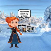 Free online html5 games - Wow Help To Anna Reach Palace game 