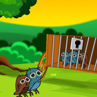 Free online html5 escape games - G2J Owl Chicks Rescue from Cage