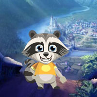 Free online html5 games - Halloween Raccoon Escape HTML5 game 