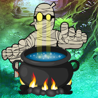 Free online html5 games - Wow Halloween Mummy Escape game 