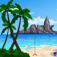 Free online html5 games - Games4Escape Valentine Beach Escape game - Games2rule 