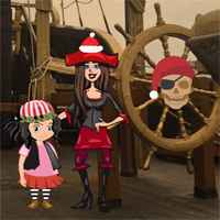 Free online html5 games - Pirates New Year Escape game 