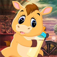 Free online html5 games - G4K Cute Pony Rescue game 