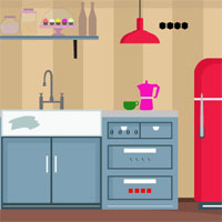 Free online html5 games - GFG Kitchen Door Escape 3  game 