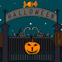 Free online html5 games - G2J Cat Rescue Happy Halloween 2021 game 