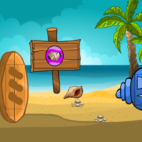 Free online html5 games - G2M Beach Escape game 