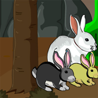 Free online html5 games - Bunny Forest Escape game 