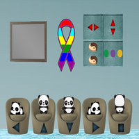 Free online html5 games - 8bgame Panda Caretaker Escape game 
