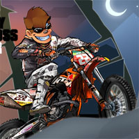 Free online html5 games - Monkey Motocross Winter game 
