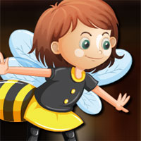 Free online html5 games - Avm Honey Bee Girl Escape game - Games2rule 