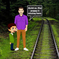 Free online html5 games - Wow Father Discover The Puppy game 