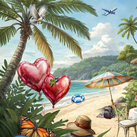 Free online html5 games - Dreamy Seaside game 