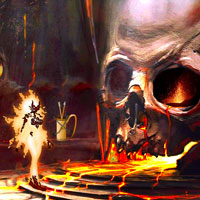 Free online html5 games - Lava Fantasy Escape game 