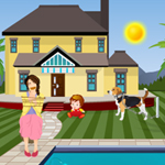 Free online html5 games - Swimming Pool House Escape game 