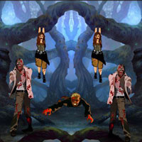Free online html5 games - Wow Perilous Zombie Woodland Escape game 
