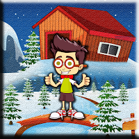 Free online html5 games - G2J Handsome Snowboy Escape game 