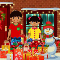Free online html5 games - BEG Finding Santa Secret Gift game 