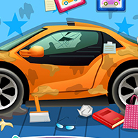 Free online html5 games - Clean up car wash 3 game 