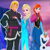 Free online html5 games - Frozen Team Halloween game 