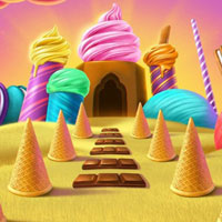 Free online html5 games - BEG Sweet Candy World Escape game 