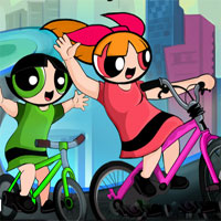 Free online html5 games - Powerpuff Girls Racing game 