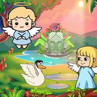 Free online html5 escape games - Wow Tiny Angel Jungle Escape