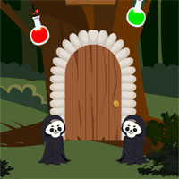 Free online html5 games - Halloween Candy Bag Escape game 