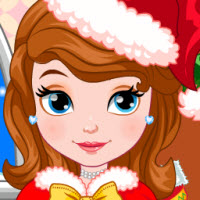 Free online html5 games - Princess Sofia Christmas Dressup game 