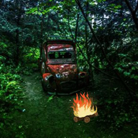Free online html5 games - Old Wrecked Car Forest Escape game - Games2rule 