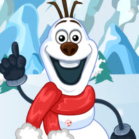 Free online html5 games - Anna and Elsa Build Snowman game 