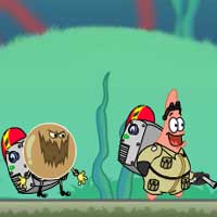Free online html5 games - Spongebob and Patrick Dirty Bubble Busters game 