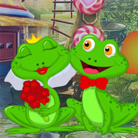 Free online html5 games - G4K Lovely Frogs Escape game - Games2rule 