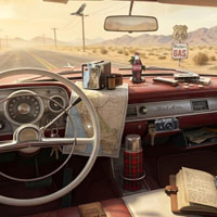 Free online html5 escape games - Roadside Memories