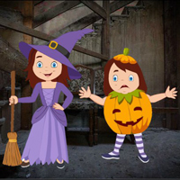 Free online html5 games - Wow Trapped Halloween Childrens Escape game 