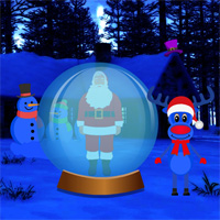Free online html5 games - Big Snowman Land Escape game 